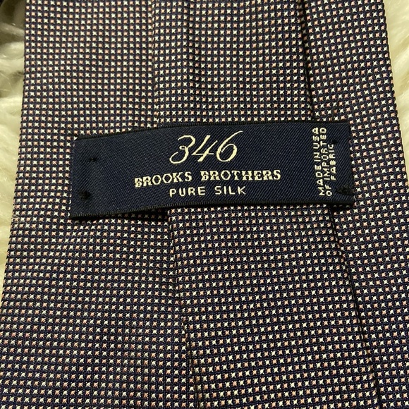 346 Books Brothers Pure Silk Tie beautiful no rips or smell perfect - Picture 3 of 9